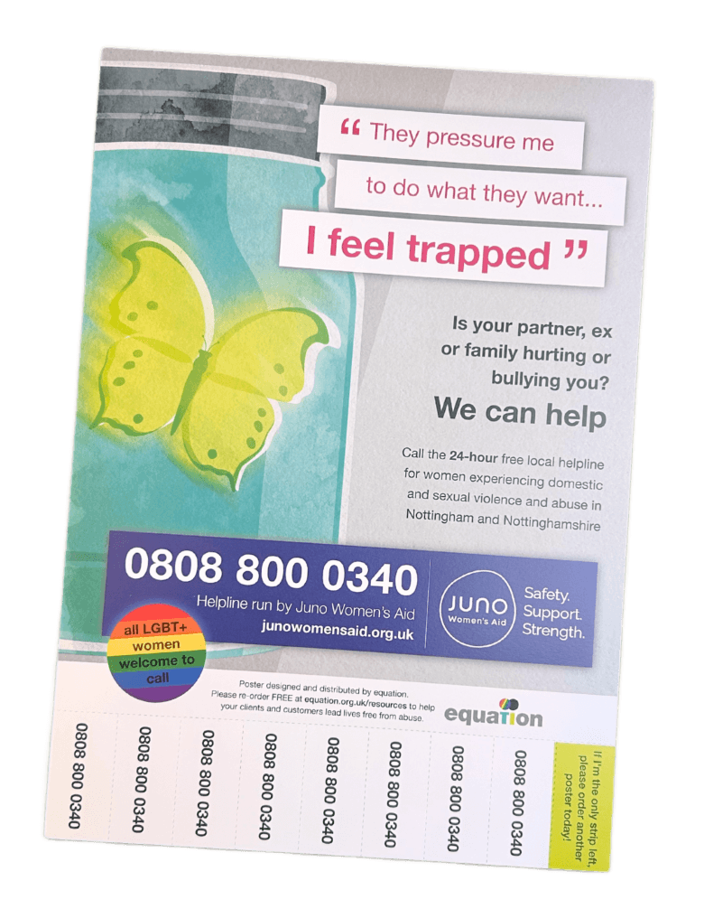 Domestic Abuse Posters for Women - supplied singularly