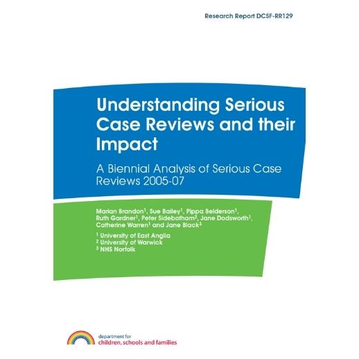 Understanding Serious Case Reviews and Their Impact Equation
