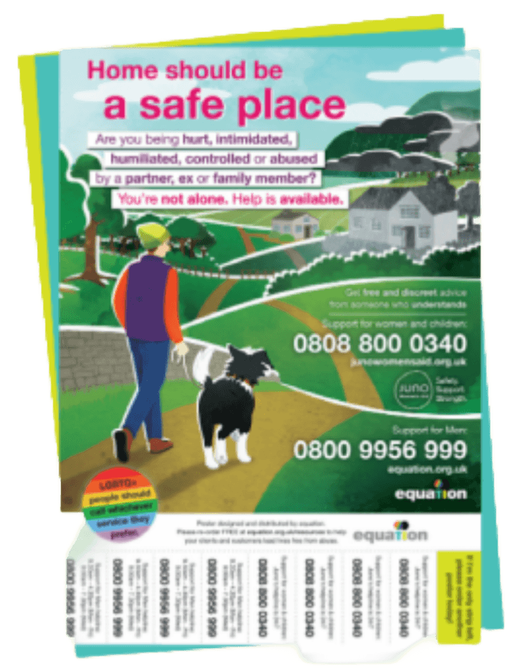 'Home should be a safe place'... - supplied singularly