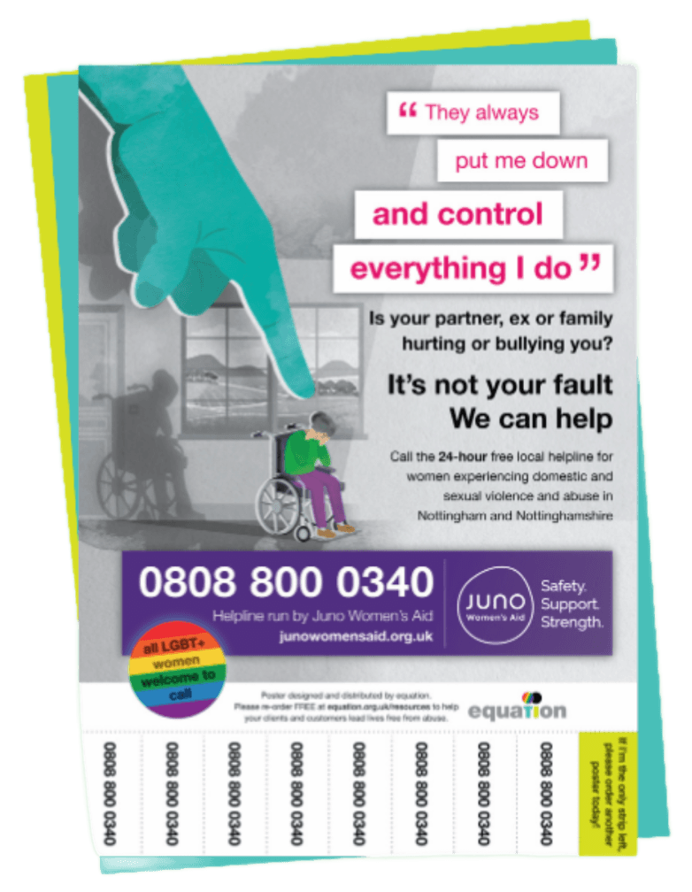 'They always put me down and control everything I do...'  - supplied singularly