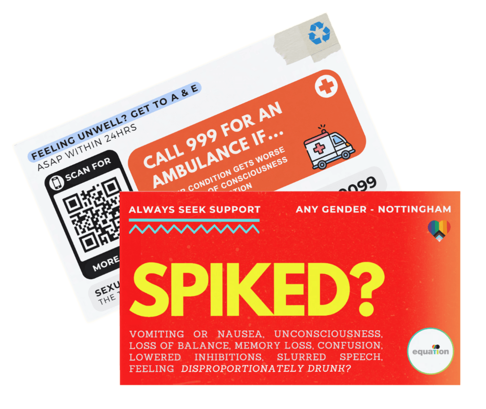 Spiking information card (red) - supplied singularly